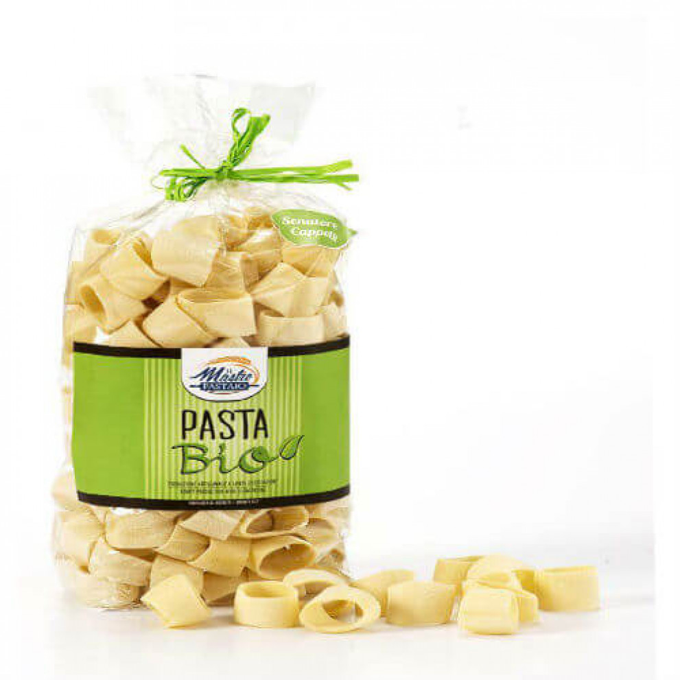 Paccheri rigati BIO grano sen. Cappelli 500gr Paccheri rigati BIO grano sen. Cappelli 500gr